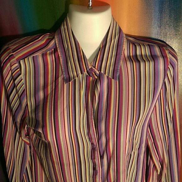 Laundry by Shelli Segal Button Down Blouse - Picture 2 of 7